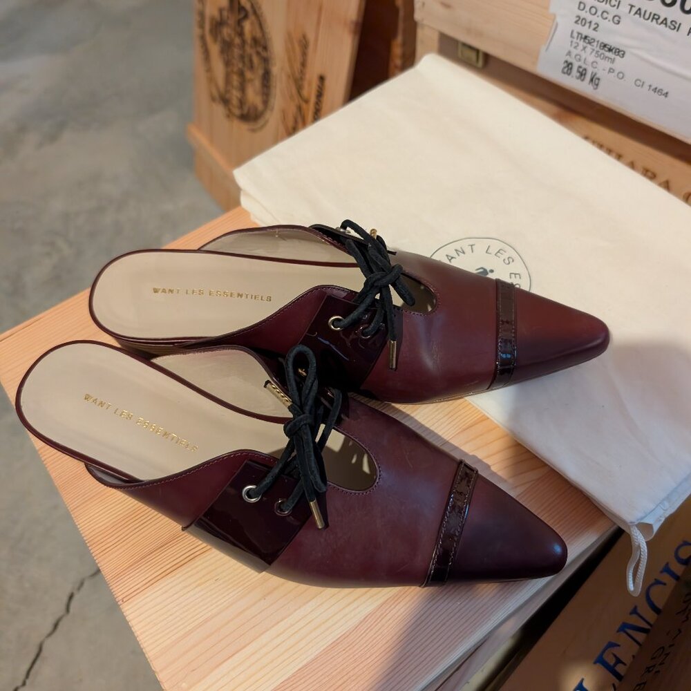 Want Les Essentials Nadi Mule Slip-Ons Size 7 (37) - Picture 1 of 6